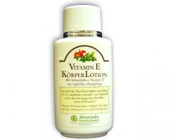 Hautpflege mit Vitamin E - Vitamin-E-K&ouml;rperlotion